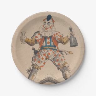 En Carton Assiettes à dessert clown