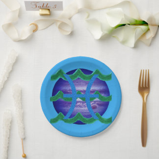 En Carton Assiettes à gâteau Poissons
