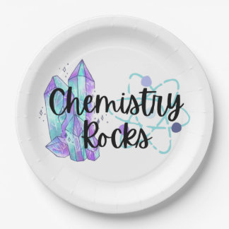 En Carton Assiettes de fête Chimie Rocks