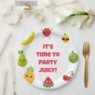 En Carton Assiettes de fête d'anniversaire drôles et personn