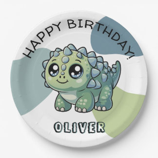 En Carton Assiettes de fête d'anniversaire pour garçons avec