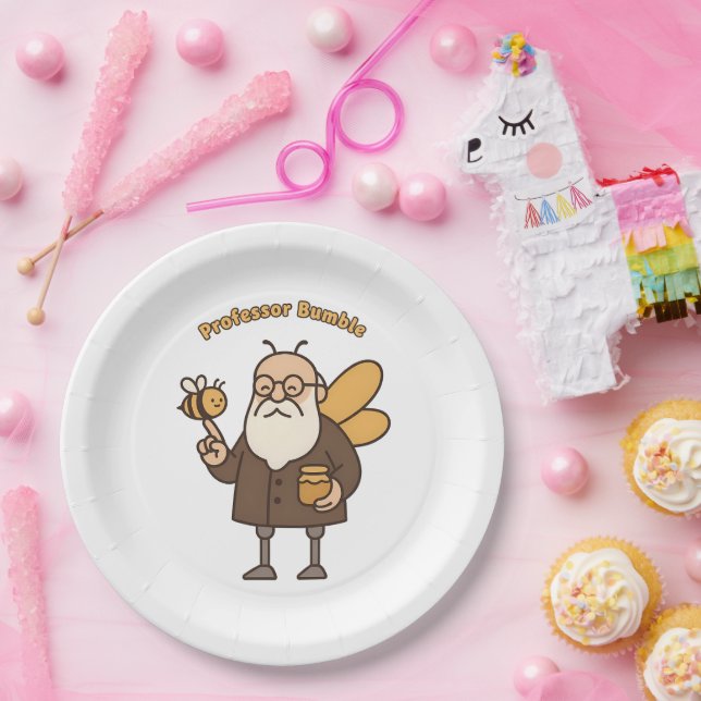 En Carton Assiettes de fête du professeur Bumble (Fête)