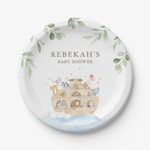 En Carton Assiettes de fête personnalisées de l'arche de Noé