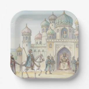 En Carton Assiettes du Palais de Pourim Fête festive