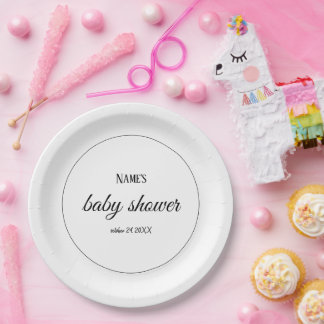 En Carton Assiettes personnalisées pour garçon et fille pour