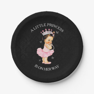 En Carton Assiettes pour Baby Shower fille Princesse