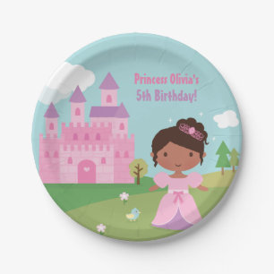 En Carton Assiettes pour fête d'anniversaire de princesse af