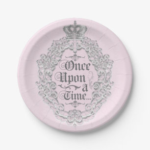 En Carton Assiettes Princesse Couronne Il était une fois Vin