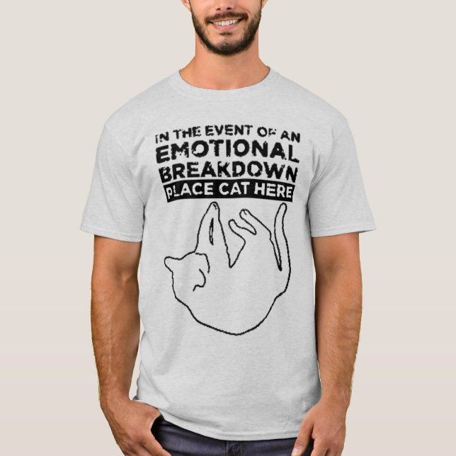 En cas d'un T-shirt ÉMOTIONNEL (Devant)