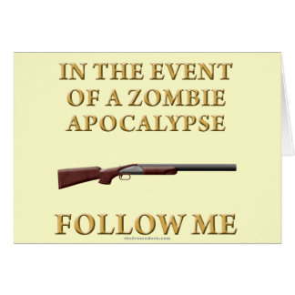 En cas d'une apocalypse de zombi