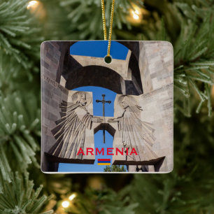 En Céramique Arménie Ornement Pittoresque de Noël