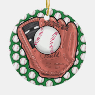 En Céramique Balise de baseball / Ornement - SRF