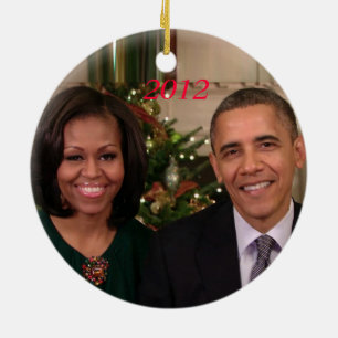 En Céramique Barack & Michelle 2012 - Ornement