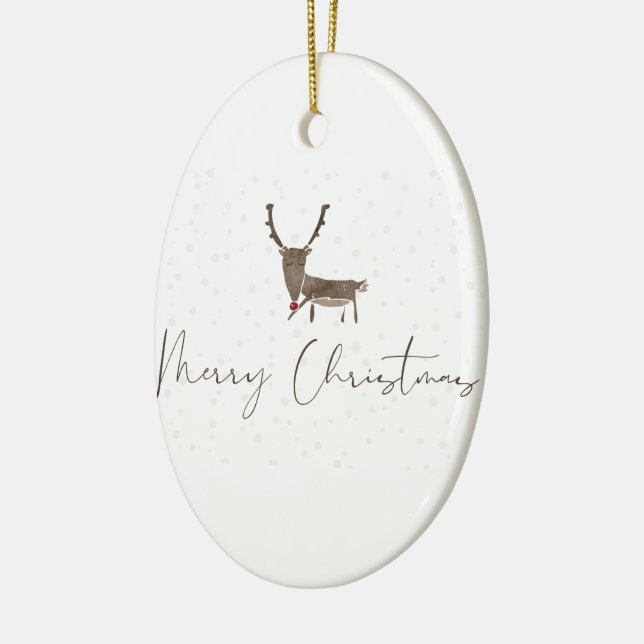 En Céramique Belle décoration du Nouvel An (Gauche)