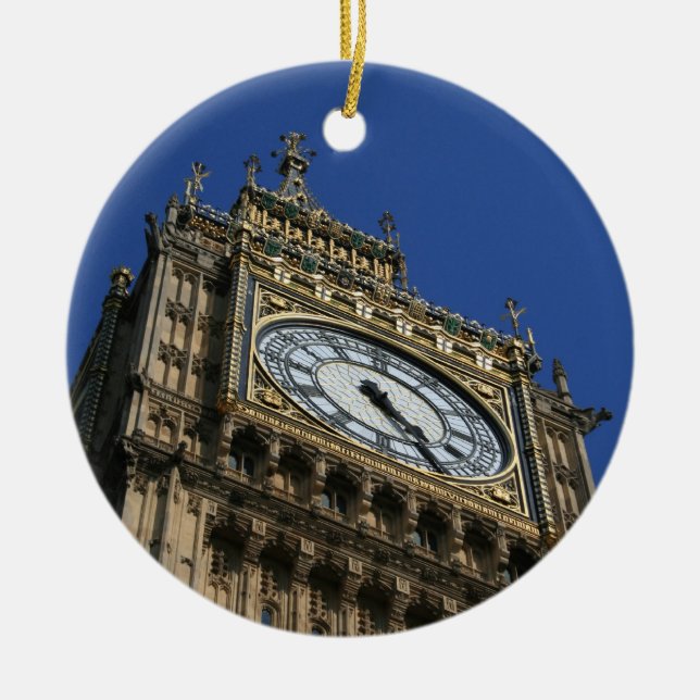En Céramique Big Ben - ornement de Londres (Devant)