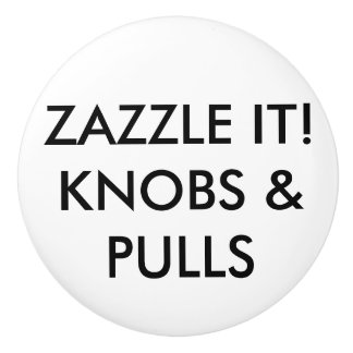 En Céramique Blanc personnalisé par coutume de bouton de porte