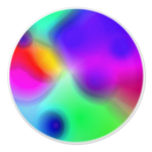 En Céramique Bouton de porte à 3 mailles de couleur