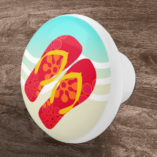 En Céramique Bouton de porte rouge de bascules électroniques d