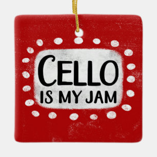 En Céramique Cello Est Mon Ornement De Confiture
