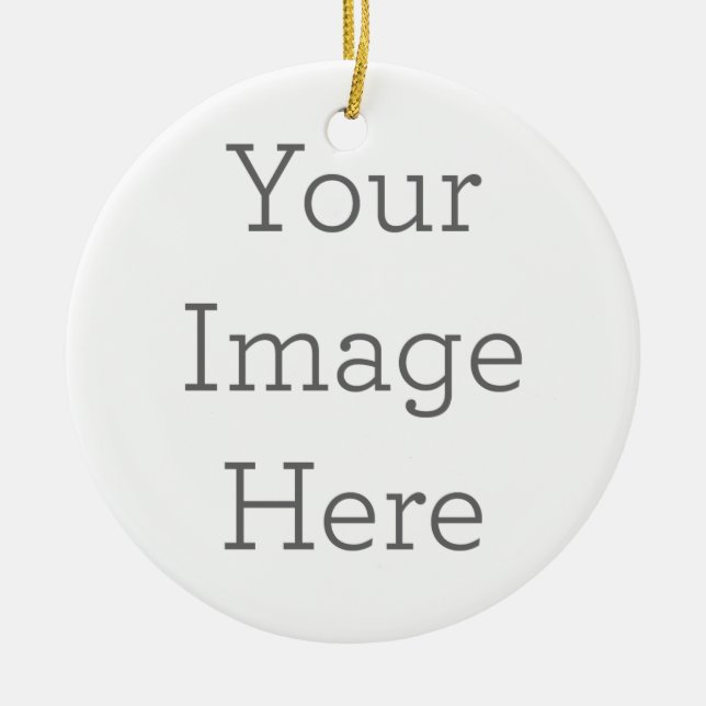 Ornement rond en céramique (Devant)