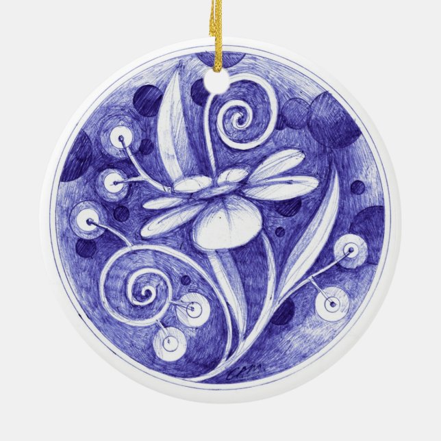 En Céramique Décoration 2 de Noël (Dos)