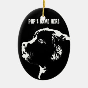 En Céramique Décoration personnalisée de chien de l'ornement de