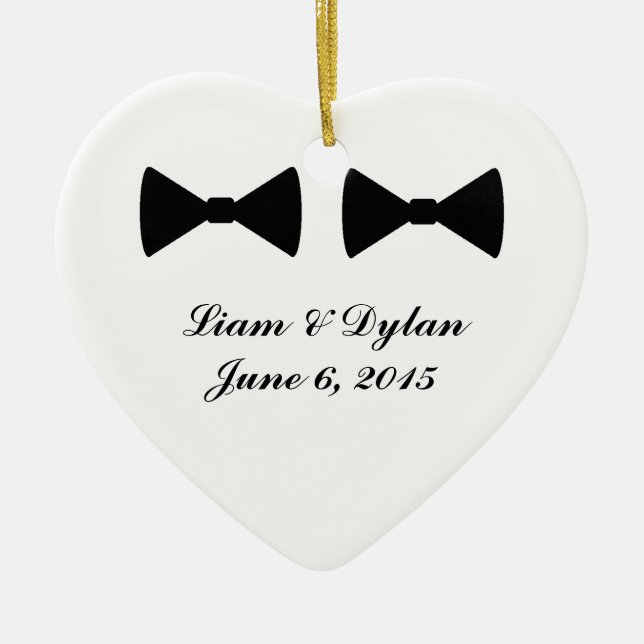 En Céramique "Double Cravates de la mâchoire" Ornement cardiaqu (Devant)