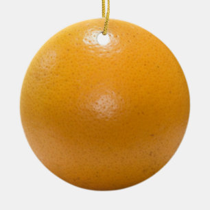 En Céramique DOUBLE ornement DÉGROSSI "orange"