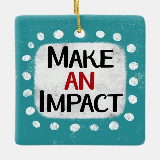 En Céramique Faire un ornement d'impact (Devant)