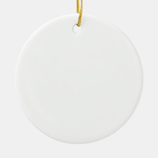 En Céramique Faites votre propre ornement rond de Noël de photo