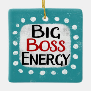 En Céramique Gros ornement d'énergie Boss