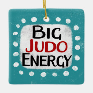 En Céramique Gros ornement d'énergie de Judo