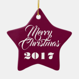 En Céramique HAMbWG - Ornement - Étoile - Personnalisable