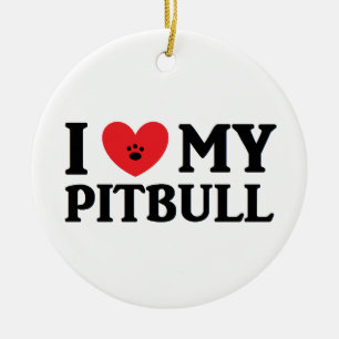 En Céramique ♥ I mon ornement de Pitbull