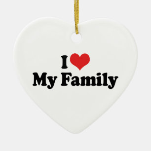 En Céramique Je suis ornement de famille que j'aime