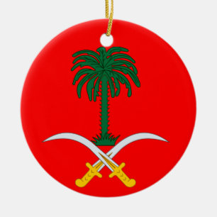 En Céramique L'ARABIE SAOUDITE * ornement fait sur commande de