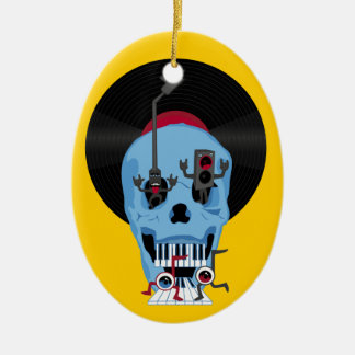 En Céramique Le vinyle vit ornement