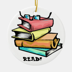 En Céramique Livres LIRE ! Ornement