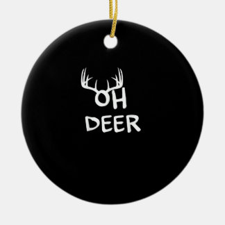En Céramique Oh Cerf Chasseur Décoration Extérieure Rustique