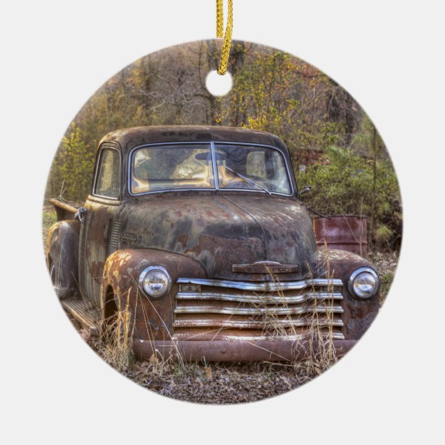 En Céramique Ornement 1949 de pelouse de Chevy (Devant)