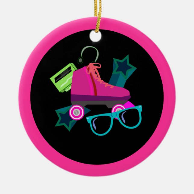 En Céramique Ornement 80s impressionnant (Devant)