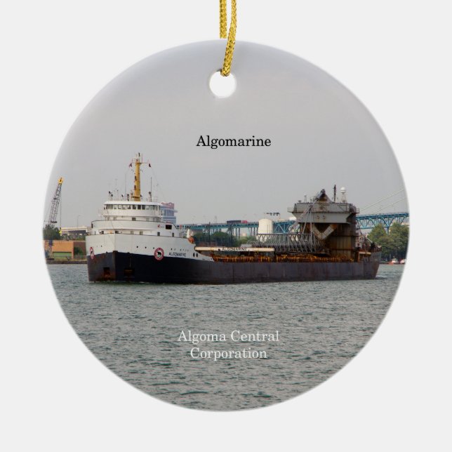 En Céramique Ornement algomarin (Devant)