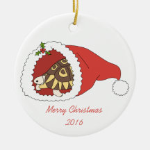 Ornement angulé personnalisable de tortue