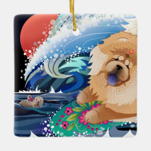 En Céramique Ornement BINDI CHOWABUNGA Chow