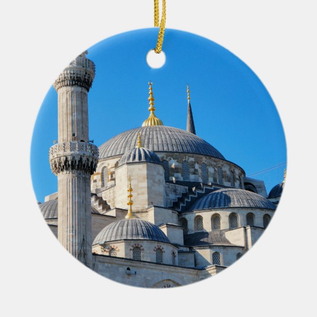 En Céramique Ornement bleu de mosquée (Devant)