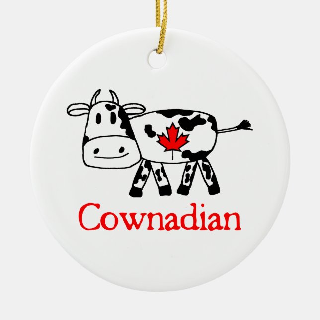 En Céramique Ornement canadien (Devant)