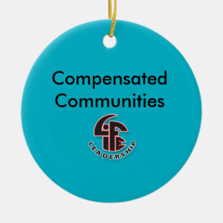 En Céramique Ornement compensé de Noël des Communautés