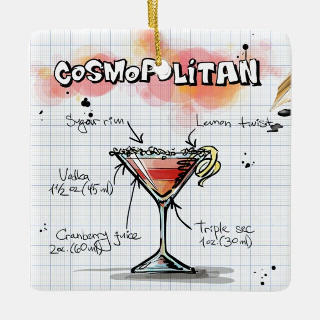 En Céramique Ornement cosmopolite (Devant)