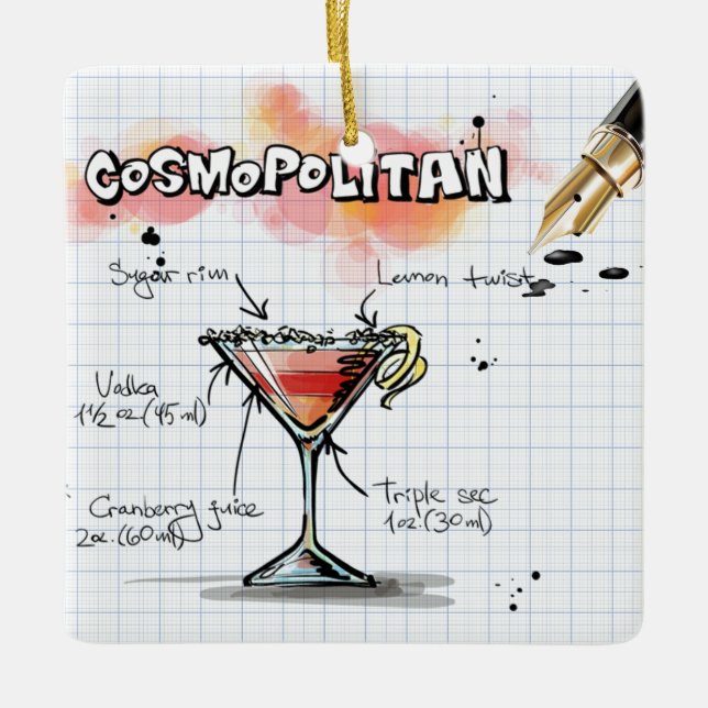 En Céramique Ornement cosmopolite (Devant)