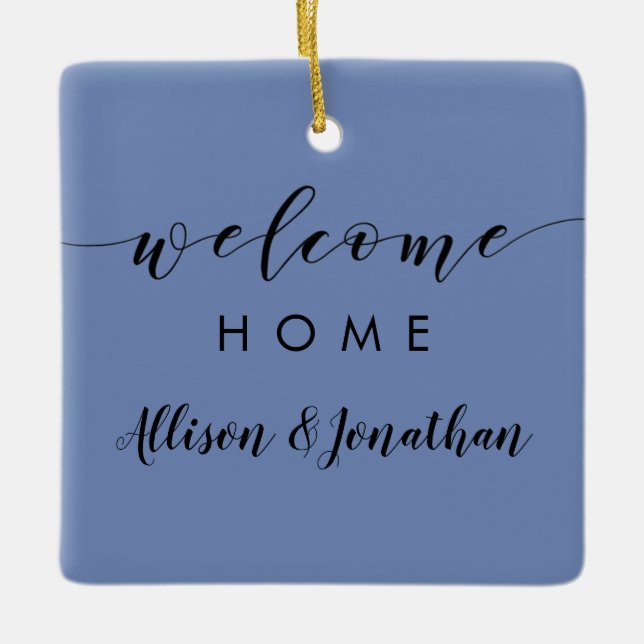 En Céramique Ornement d'agent immobilier, étiquette de cadeau (Devant)